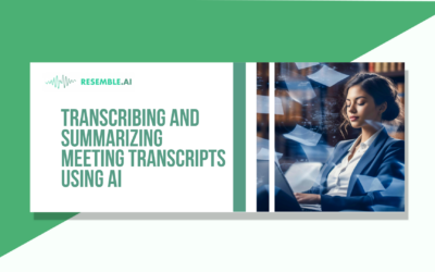 Transcribing and Summarizing Meeting Transcripts Using AI